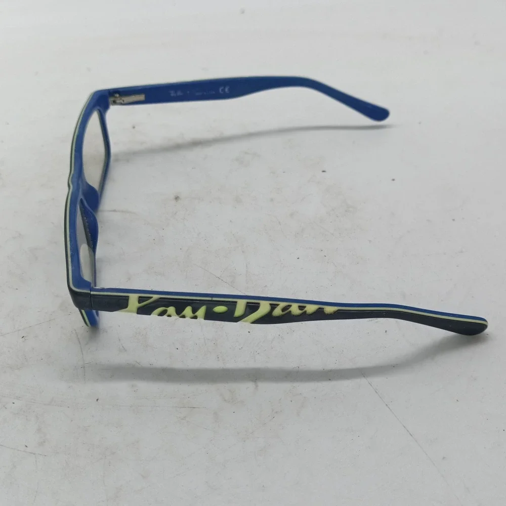 Ray-Ban RB1535 Jr 3600 Gray Blue Kids Rectangle Eyeglasses Frames Only 25